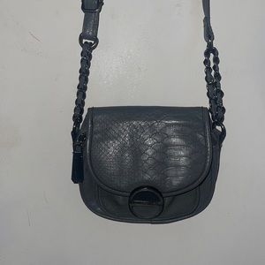 Gray small cross body bag